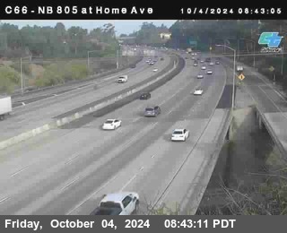 NB 805 at Home Ave (On Ramp)