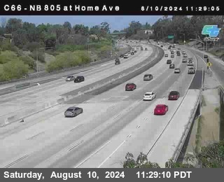 NB 805 at Home Ave (On Ramp)