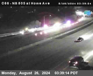 NB 805 at Home Ave (On Ramp)