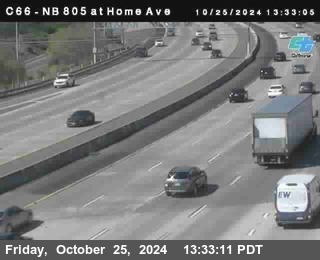 NB 805 at Home Ave (On Ramp)