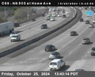 NB 805 at Home Ave (On Ramp)