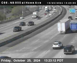 NB 805 at Home Ave (On Ramp)