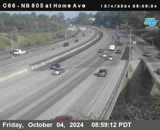 NB 805 at Home Ave (On Ramp)