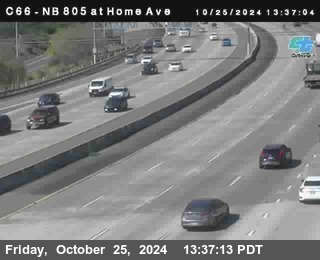 NB 805 at Home Ave (On Ramp)