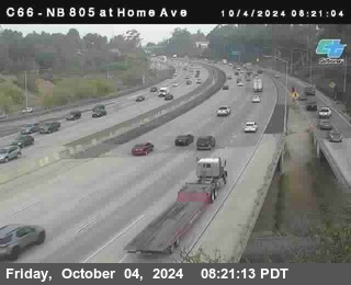 NB 805 at Home Ave (On Ramp)