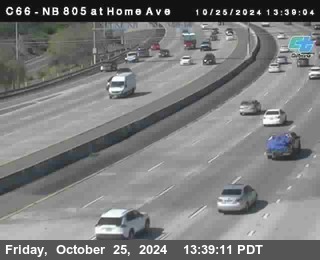 NB 805 at Home Ave (On Ramp)