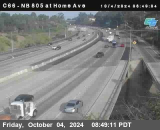 NB 805 at Home Ave (On Ramp)