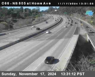 NB 805 at Home Ave (On Ramp)