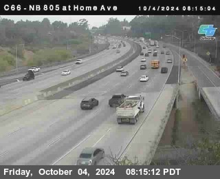 NB 805 at Home Ave (On Ramp)