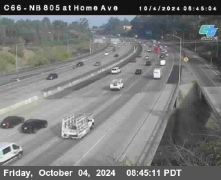 NB 805 at Home Ave (On Ramp)