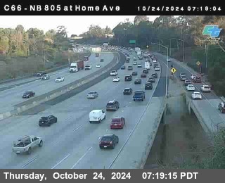 NB 805 at Home Ave (On Ramp)