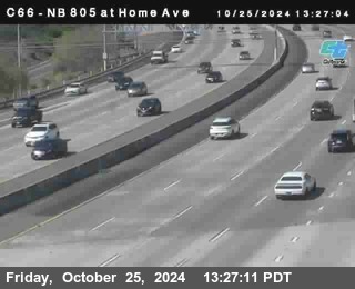 NB 805 at Home Ave (On Ramp)