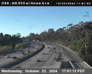 NB 805 at Home Ave (On Ramp)