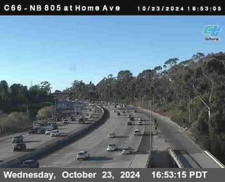 NB 805 at Home Ave (On Ramp)