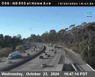 NB 805 at Home Ave (On Ramp)