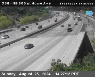 NB 805 at Home Ave (On Ramp)