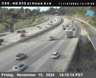 NB 805 at Home Ave (On Ramp)