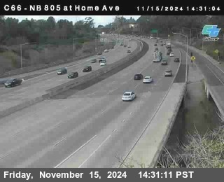 NB 805 at Home Ave (On Ramp)