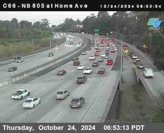 NB 805 at Home Ave (On Ramp)