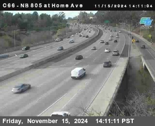 NB 805 at Home Ave (On Ramp)