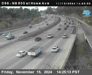 NB 805 at Home Ave (On Ramp)