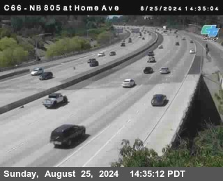 NB 805 at Home Ave (On Ramp)