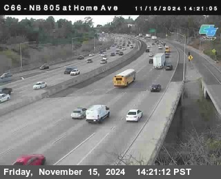 NB 805 at Home Ave (On Ramp)