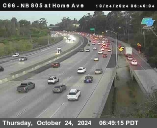 NB 805 at Home Ave (On Ramp)