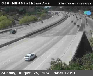 NB 805 at Home Ave (On Ramp)