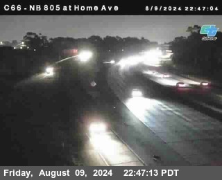 NB 805 at Home Ave (On Ramp)