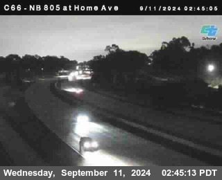 NB 805 at Home Ave (On Ramp)