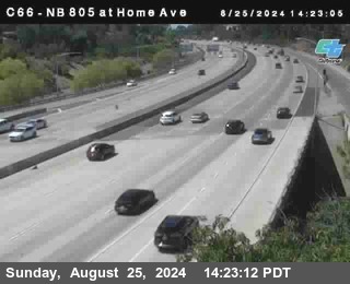 NB 805 at Home Ave (On Ramp)