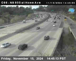 NB 805 at Home Ave (On Ramp)