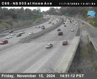 NB 805 at Home Ave (On Ramp)