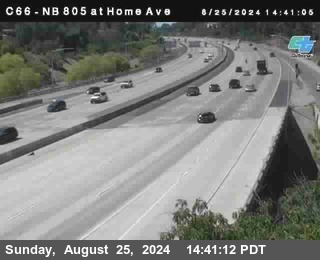 NB 805 at Home Ave (On Ramp)