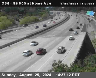 NB 805 at Home Ave (On Ramp)