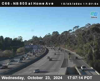 NB 805 at Home Ave (On Ramp)