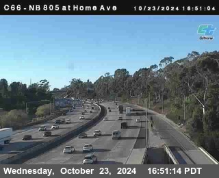 NB 805 at Home Ave (On Ramp)