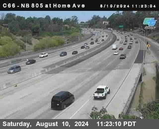 NB 805 at Home Ave (On Ramp)