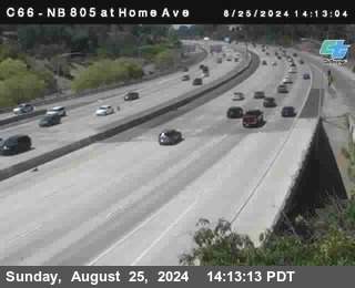 NB 805 at Home Ave (On Ramp)