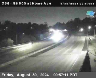 NB 805 at Home Ave (On Ramp)