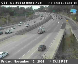 NB 805 at Home Ave (On Ramp)