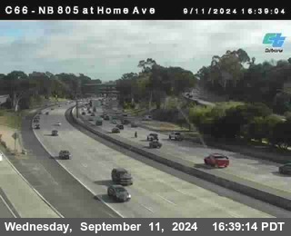 NB 805 at Home Ave (On Ramp)