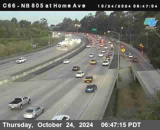 NB 805 at Home Ave (On Ramp)