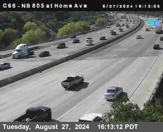 NB 805 at Home Ave (On Ramp)