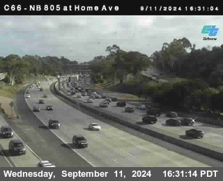 NB 805 at Home Ave (On Ramp)