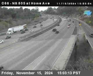 NB 805 at Home Ave (On Ramp)