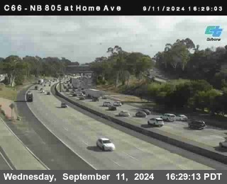 NB 805 at Home Ave (On Ramp)