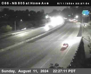 NB 805 at Home Ave (On Ramp)