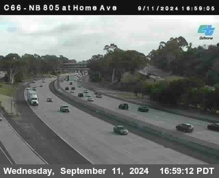 NB 805 at Home Ave (On Ramp)